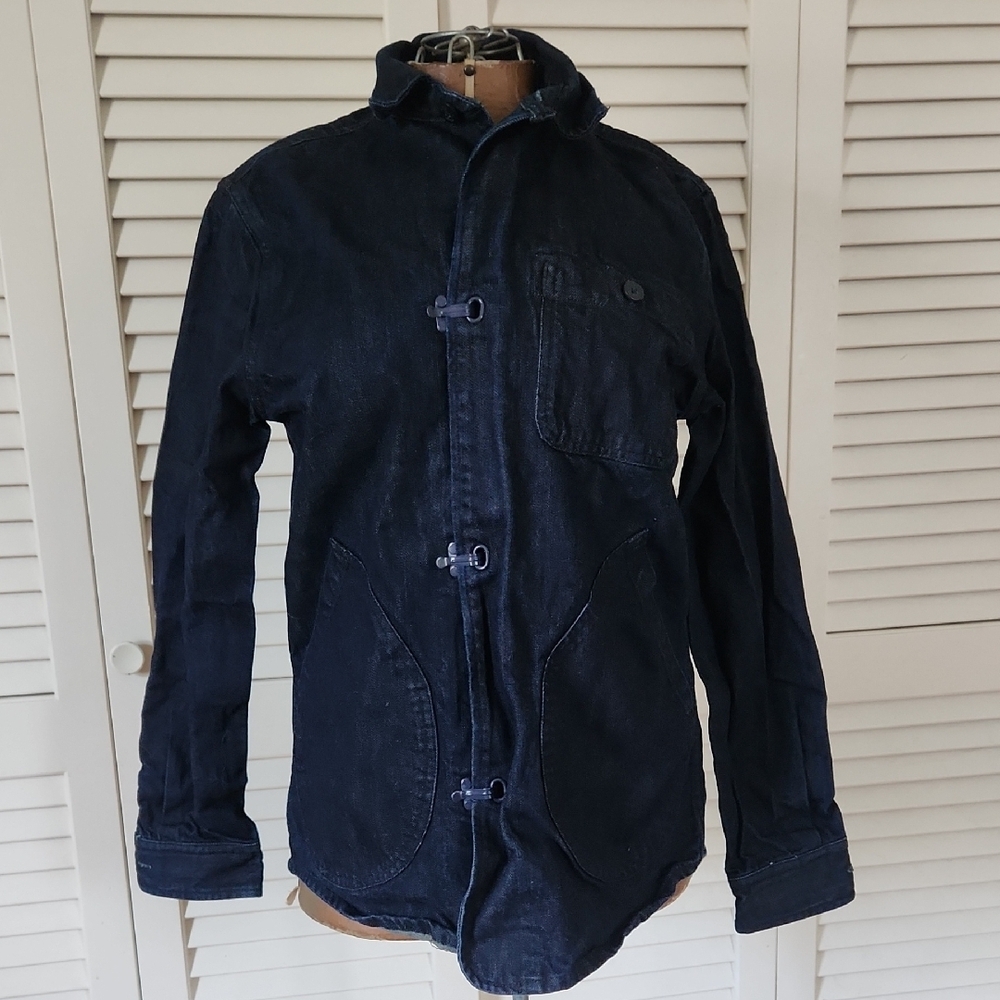 Lands' End Blue Denim Jean Jacket